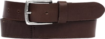 Petrol Industries Riem Heren - Broekriem - Verstelbaar - Leer - Bruin - 85 cm