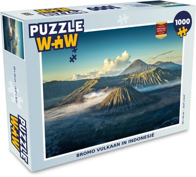 Puzzel Bromo vulkaan in Indonesië - Legpuzzel - Puzzel 1000 stukjes volwassenen