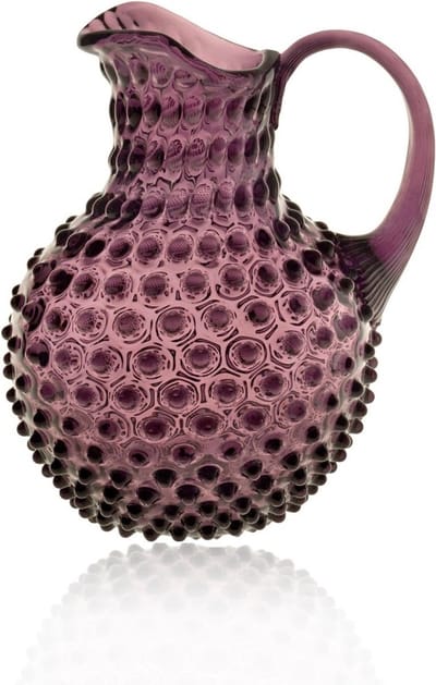 Anna von Lipa - Waterkan Karaf Kan Glas Paris Hobnail Karaf 2L violet paars