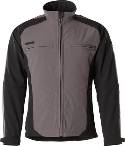 Mascot Unique Softshell jas 12002-149 - Antraciet/Zwart - 3XL