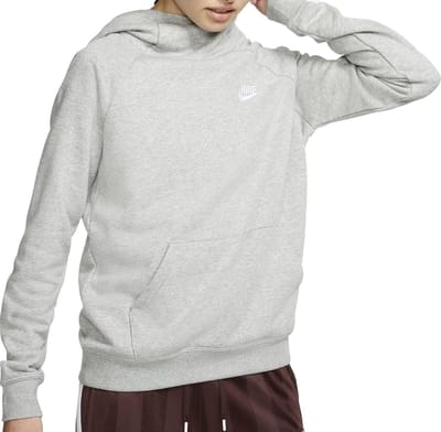 Nike Nike Sportswear Essential Trui - Vrouwen - grijs - wit