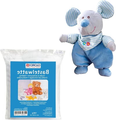 Knuffeldier Muis Set - Zelf Maak Knuffel - Knutselen en Spelen - Compleet met Vulling - ca. 26 cm - Diverse