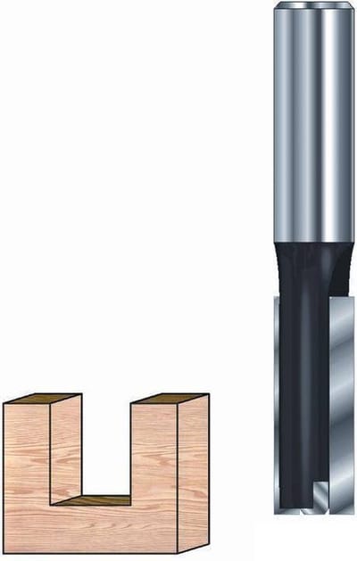 ENT HM groeffrees Z=2 (schacht 12x40mm) Grond-en flankensnijdend*