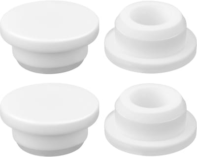 4st Siliconen Gootsteen Overloop Dop, Keuken Badkamer Gootsteen Overloop Gat Afdekking Ronde Rubber Wastafel Trim Ring Inzet Plug voor Thuisgebruik
