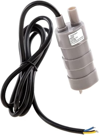 Dompelpomp, 12V dompelpomp, 600L/u mini-elektrische waterpomp voor putten, campers, vijvers, aquariums en aquariumfonteinen