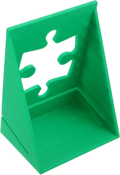 Puzzeldoos Dekselhouder - Stabiele Puzzelstandaard - Puzzels Presenteren - Duurzaam PLA Materiaal - 13.5x10x8.3cm - Groen