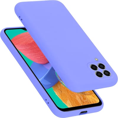 Cadorabo Hoesje geschikt voor Samsung Galaxy M33 5G in LIQUID LICHT PAARS - Beschermhoes gemaakt van flexibel TPU silicone Case Cover