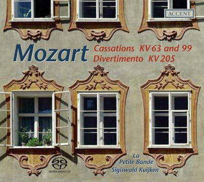 Kuijken & La Petite Bande - Mozart: Cassations Kv63 & Kv99/Divertimento Kv205 (SACD)