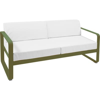 Fermob BELLEVIE 2-zitsbank - D3 Pesto - 81 witgrijs