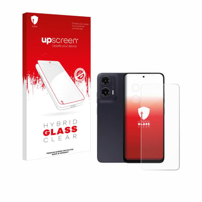 upscreen - Screenprotector voor Motorola Moto G35 (Voor+Camera) - Folie Beschermfolie Beschermglas transparant