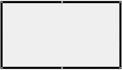 Projectiescherm - Reflecterend Doek - Thuisbioscoop Creëren - 4K Ondersteuning - 84 inch - Wit