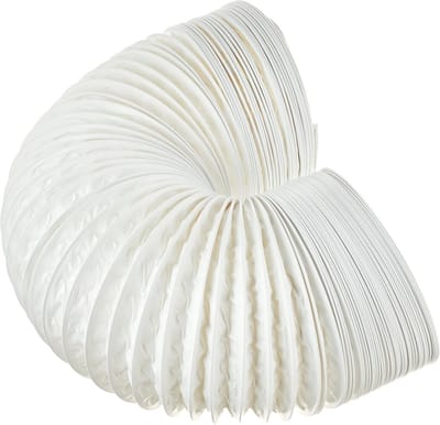 Flexibele afvoerslang PVC, diameter 100/102 mm, 5 meter, voor airco, wasdroger en afzuigkap