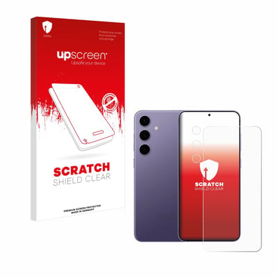 upscreen - Screenprotector voor Samsung Galaxy S24 (Voor+Camera) - Folie Beschermfolie transparant