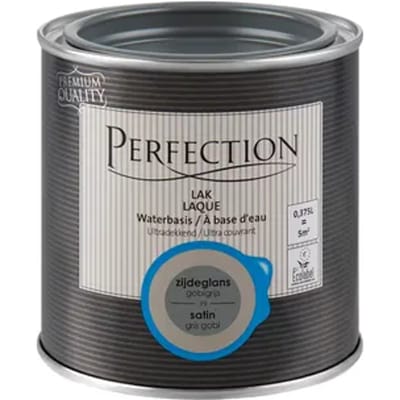 Perfection Houtlak Ultradekkend - Zijdeglans - Gobigrijs - 375ml