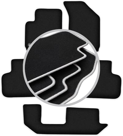 CARLUX-SILVER automatten voor: Dodge Journey JC49 7-zits (2007-2016)