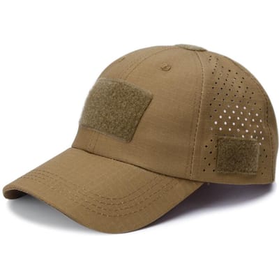 Nieuwe Heren Camouflage Baseballpet Ademende Zonnescherm Hoed Outdoor Sporten Jagen Wandelen Kamperen Strandvissen Zonnehoed brown