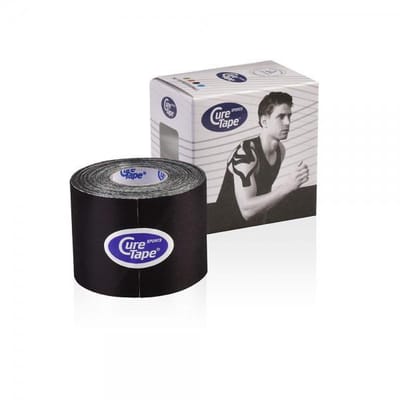 CureTape Sports Set 3 rollen Bleu - Black - Beige- 5cm x 5m - Kinesiotape - Set