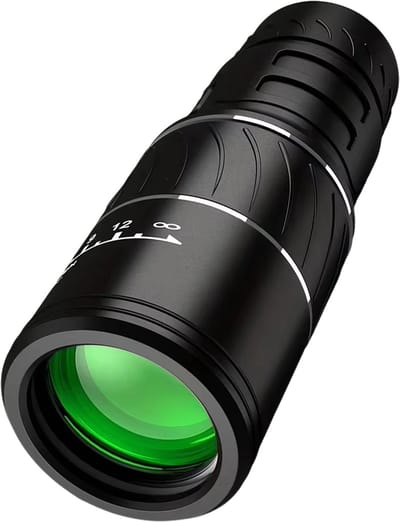 40x60 Monoculaire Telescoop met Hoge Vergroting – Dubbele Focus, Optische Zoom voor Lange Afstand, Nachtobservatie en Vogels Kijken