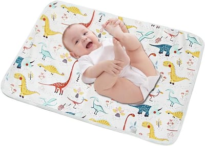 Waterdichte aankleedmat voor baby's, wasbaar en draagbaar luieronderlegger