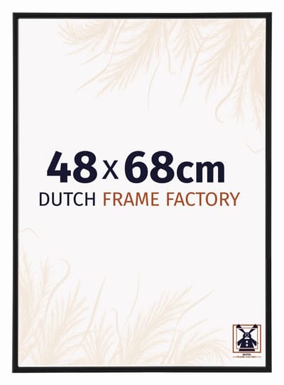 Fotolijst 48x68 cm - Kunststof - Zwart Mat - Angers