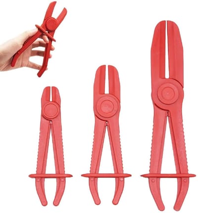 Dailygoods- Slangklemtang Set van 3 - Slangklemmen Assortiment - Slangklem RVS - Slangklemmen Nylon - Duurzaam en Chemisch Bestendig - Eenvoudig in Gebruik