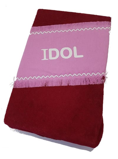 ISI MINI - Waskussenhoes - model IDOL - Rood / roze - 50x80cm