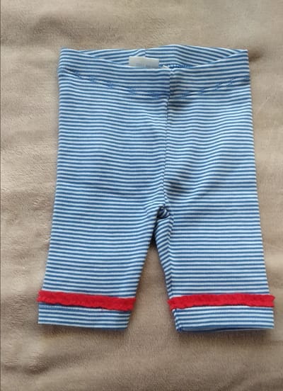 Feetje - streeplegging blauw met wit maat 62 - Holland thema