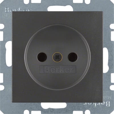 Hager Berker S.1/B.3/B.7 Wandcontactdoos (WCD-schakelmateriaal) (Europese Stekkerdoos) - 6167331606