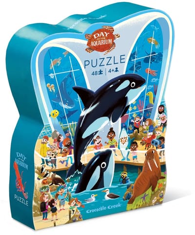 Grote zeedieren vloerpuzzel 4+ - Crocodile Creek