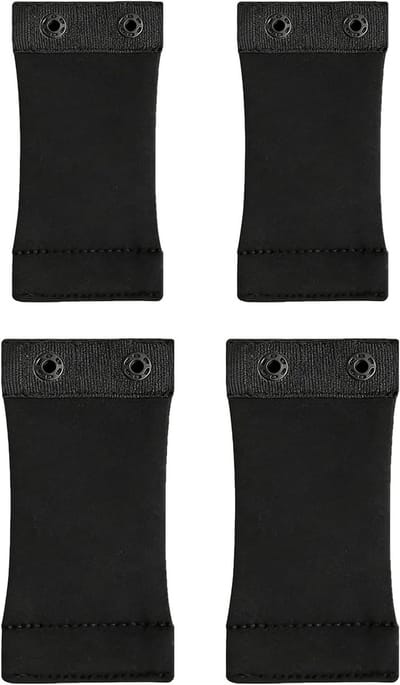 Set van 4 lichaamsverlengingen voor vrouwen, ademend en comfortabel, ideaal voor volwassenen met drukknoopsluiting en verlengde lengte