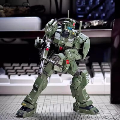 XFS HG1/144 GM Spartan Woestijnkleurenschema Mech Assemblage Modelbouwkit Actiefiguren Bureau Decoratie Pop Jongens Puzzelspeelgoed Cadeau gray
