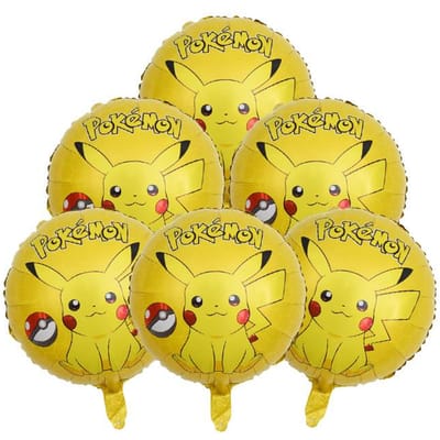 Pokemon 3D Aluminiumfolie Ballon Verjaardag Decoratie Paikachu Karakter Aluminium Ballon Collectie Babyborrel Verjaardag Viering Cadeau