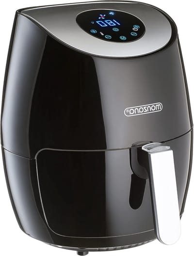 Heteluchtfriteuse - Airfryer - Gezond Frituren - 9-in-1 Functies - 3.6 Liter - Zwart