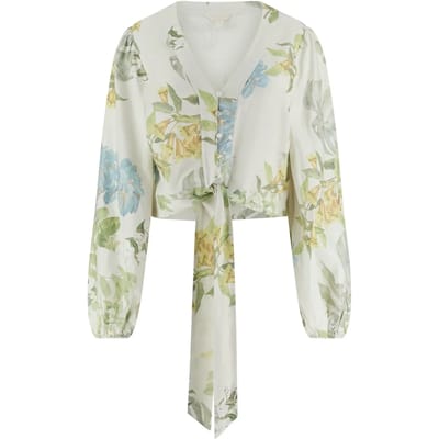 Tanktop Guess Ls Shirley Linnen Top - Fashion Wear - Vrouwen