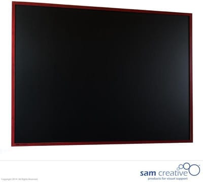 Krijtbord met kersenhouten lijst 45x60 cm | Magnetisch Krijtbord | Schoolbord | Blackboard | sam creative schrijfbord