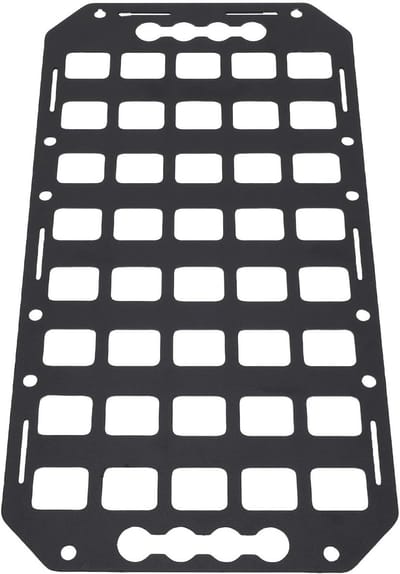 Molle Paneel Organizer voor Auto's, SUV's, Pickups en Vans - Aluminium Opbergruimte 40 x 20 x 20 cm
