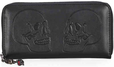Banned - Twin Skull Dames portemonnee - Zwart