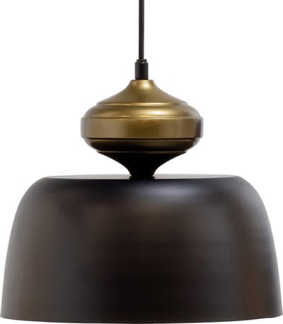 WOOOD Exclusive Linne Hanglamp - Metaal - Zwart - 34x31x31