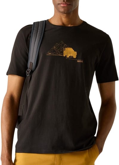Cline IX T-shirt met korte mouwen en grafische print voor heren