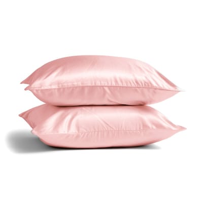 2x Zijden Kussensloop 50x60cm Roze Ritssluiting 19 Momme - Kussensloop set - Luxe Silk Kussensloop 100% moerbei zijde - Zijde kussensloop - Silk Heaven - 50x60cm / Ritssluiting