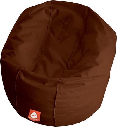 Whoober ronde zitzak Ibiza L outdoor licht bruin - Wasbaar - Voor binnen en buiten