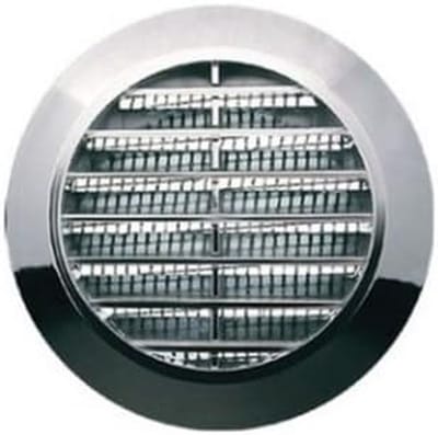 Ventilatie Rooster - Afdekplaat - Ventilatie Afdekken - Modern Design - 70mm Diameter - Chroom