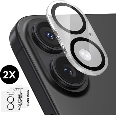 Camera Lens Screen Protector geschikt voor iPhone 16 / 16 Plus Camera Lens Screen Protector - Screenprotector - Camera Protector geschikt voor iPhone 16 / iPhone 16 Plus - Gehard Glas - 2 stuks
