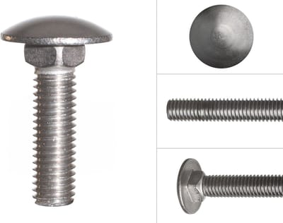 Wovar Slotbouten RVS M8 x 30 mm | 50 stuks