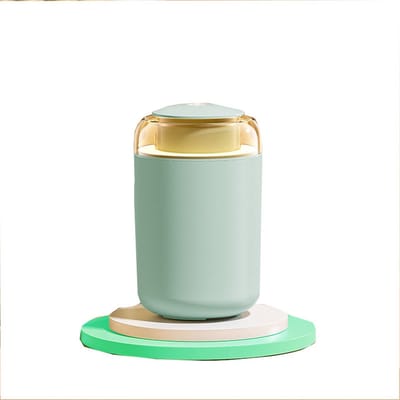ZVD Mini-luchtbevochtiger met koele nevel — 1200 ml — Compact ontwerp — Stille aromadiffuser — Met zacht sfeerlicht — Ideaal voor slaapkamers, woonkamers en auto's, of voor dagelijkse luchtbevochtiging ter voorkoming van droge lucht - Groen