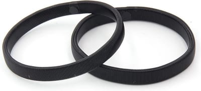 New Age Devi - Zwarte mouwophouders - S 17 cm - voor een stijlvolle en comfortabele look!