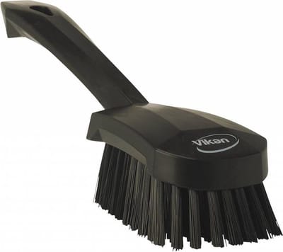 Vikan 41929 Handborstel - Korte Steel - 270 mm - Harde Polyester Haren