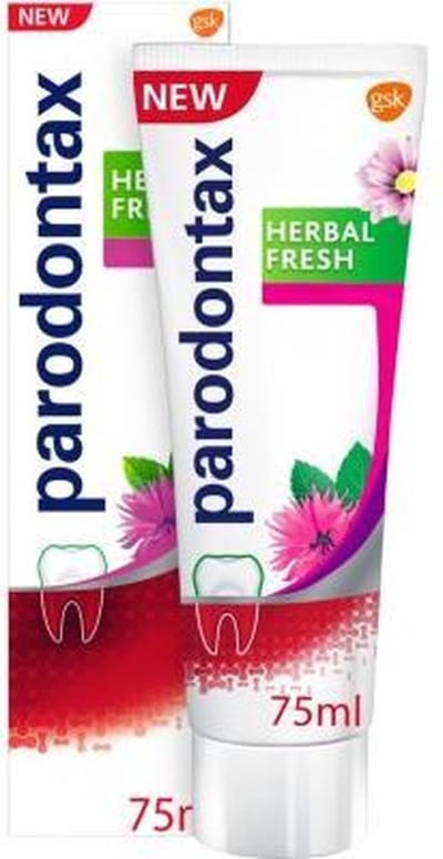 Parodontax Tandpasta Herbal Fresh - 75ml - Voordeelverpakking 12 stuks