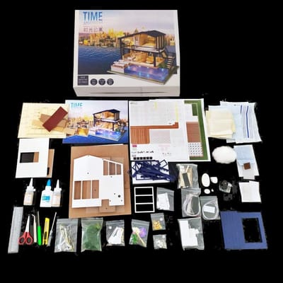 Miniatuur Huis - Doe-het-zelf Puzzel - Creatieve Hobby - Met Licht en Muziek - 29x24x21 cm