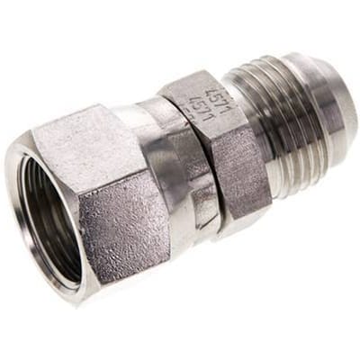 JIC Nippel UNF 7/8''-14 Mannelijk X Vrouwelijk RVS 210bar (2950.5psi)